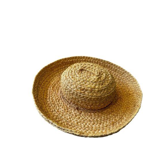Helen Kaminski Natural Straw Wide-Brim Braided Sun Hat main image 7